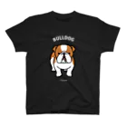 Yurie Kato ┃ パグのランランのBULLDOG(レッド)  │For dark colors スタンダードTシャツ