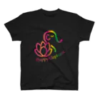 SawadeechaoのHappyElephant（マルチピンク） Regular Fit T-Shirt