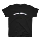 SANKAKU DESIGN STOREの赤青/青赤 やわらか FUNK MUSIC。 白 スタンダードTシャツ