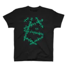 SumiReのツギハギ　緑 スタンダードTシャツ