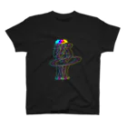 COLOR of the MANのTriple OYAJI -black- スタンダードTシャツ