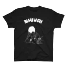 男装Mixバー Secret GardenのSHIWAIロゴTシャツ(白ver) Regular Fit T-Shirt