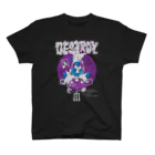 KOAKKUMAandAKKUMAのDESTROY purple スタンダードTシャツ