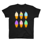 ☀️ひなたぼっくすの🍦光るソフトクリーム×6 スタンダードTシャツ