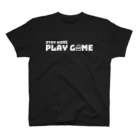 ウェルプレイドショップの黒 #STAYHOME_PLAYGAME スタンダードTシャツ