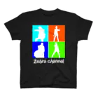 【Zebra channel 公式SHOP】 しまうま工房の列車King ネガ Regular Fit T-Shirt