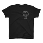 One stroke PierrotのOne stroke pierrot(白線) Regular Fit T-Shirt