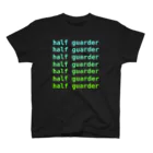 saki-bjjの柔術half guarder(black) スタンダードTシャツ