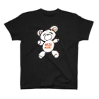 NAZU MINIのNAZU MINI  bear （white） スタンダードTシャツ