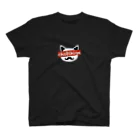 chobihigeのちょび髭ロゴ　ねこ　猫　ネコ　cat スタンダードTシャツ