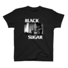 毛玉のさとうのBlackSuger(白文字) スタンダードTシャツ