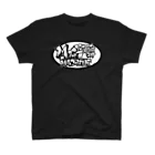 SHONANDAIPUNXのMOSHMACHINE ショップロゴ / 囲み黒対応(ホワイトプリント) スタンダードTシャツ