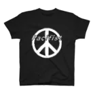 ドット屋さんのPacifist(ホワイト)／ドット絵 Regular Fit T-Shirt