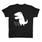 nolanonのティラノサウルス（白） スタンダードTシャツ