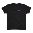 ma_jiiのtheabductionsモノクロブラック スタンダードTシャツ