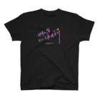 HALF CRAZY.makesのHALF CRAZY ♯02b T-shirt フロント＆バック Regular Fit T-Shirt
