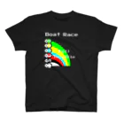 オムライスの精～Fairy_of_OmuRice～のドット絵 ボートレース 【白文字ver.】 Regular Fit T-Shirt