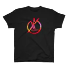 X-Dimensions team goodsのゲーミングロゴ2赤 スタンダードTシャツ