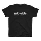 VOLTのunlovable white Regular Fit T-Shirt