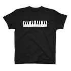 graclaのピアノ鍵盤　シンプル スタンダードTシャツ