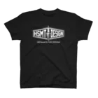 HSMT design@NO SK8iNGのHSMT design LOGO WHITE スタンダードTシャツ