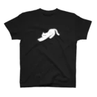 nananaののびる白ねこ Regular Fit T-Shirt