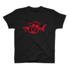 さかたようこ / サメ画家の〈単136会〉T136SAME―赤 Regular Fit T-Shirt