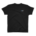 JF BreezeのTwinBOARD白（前背面） Regular Fit T-Shirt