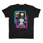 ピアンポン -phangpon-の準備ます（ｖａｐｏｒｗａｖｅ)[黒用] Regular Fit T-Shirt