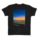 mizuphoto galleryのNight to the crescent moon スタンダードTシャツ