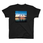 UNIOの奈留島の海_夕暮れ スタンダードTシャツ