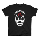 DRIPPEDのMIL MASCARAS MASK-ミル・マスカラスマスク 白ロゴ Regular Fit T-Shirt