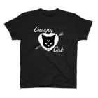 IENITY　/　MOON SIDEの【MOON SIDE】 Creepy Cat #Black Ver.2 Regular Fit T-Shirt