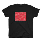 謎はないけど謎解き好きのお店の謎柄の和風グッズA（紅赤） / Japanese style goods A inspired by escape room (Red) Regular Fit T-Shirt