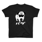 パグのお店＠nishibiworks&PUGSのかわいいパグちゃん濃色 Regular Fit T-Shirt