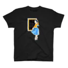 バレエシルエット ballet*pointe_pon*の名画 × バレエ【真珠の耳飾りの少女】 スタンダードTシャツ