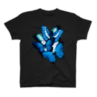 913WORKS WEB SHOP SUZURIの青い蝶の群れ_Tシャツ スタンダードTシャツ