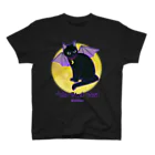 くろねこ倶楽部の月夜のブラックデビル（濃色地） Regular Fit T-Shirt