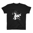 いかおの竜華ちゃんTシャツ(黒) スタンダードTシャツ