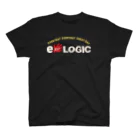 e↑LOGICのEVERYDAY CHEATDAY WHITE ROGO スタンダードTシャツ