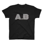 Ankle BreakのAnkle Break ロゴTシャツ(ホワイトロゴ) Regular Fit T-Shirt