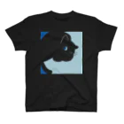 Chat noirの黒猫Tシャツ Chat noir C Regular Fit T-Shirt