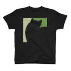 Chat noirの黒猫Tシャツ Chat noir D Regular Fit T-Shirt