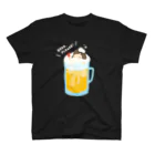 あわゆきのビールは飲んでも飲まれるな スタンダードTシャツ