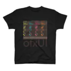 Teruaki TsubokuraのI LOVE "ofxUI" (Black) スタンダードTシャツ