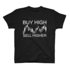 AURA_HYSTERICAのBuy high, sell higher Regular Fit T-Shirt