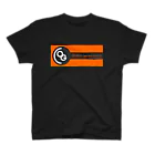 alma-gemeaのalma-gemea records (orange-black) スタンダードTシャツ