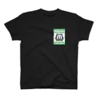 No.326のステッカーロゴ(グリーン) スタンダードTシャツ