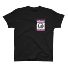 No.326のステッカーロゴ(パープル) スタンダードTシャツ