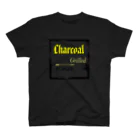 ハンバーガーショップ                           バーガーカフェホノホノのCharcoal grilled burger スタンダードTシャツ